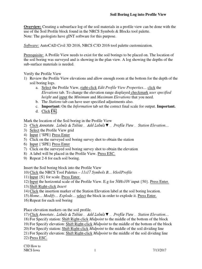 Soil Boring Log | PDF | Soil | Computing