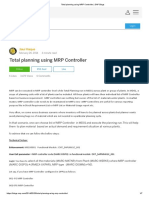 Total Planning Using MRP Controller - SAP Blogs