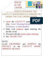 Admin - Guidelines in Entering Faculty