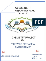 To Prepare A Smoke Bomb PDF