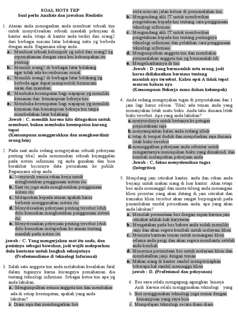 Tkp hots soal 1 65 pdf