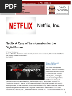 Case Study Netflix Innovation