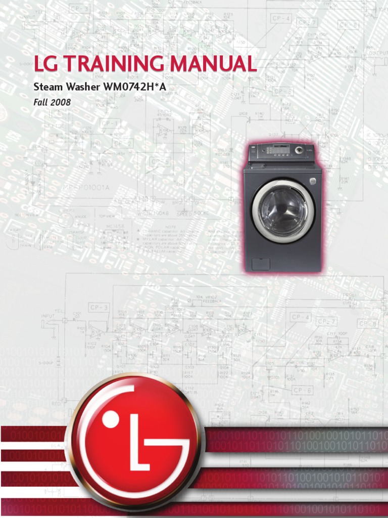 LG Steam Washer Wm0472h-A Training-Manual PDF | PDF | Washing Machine | Laundry