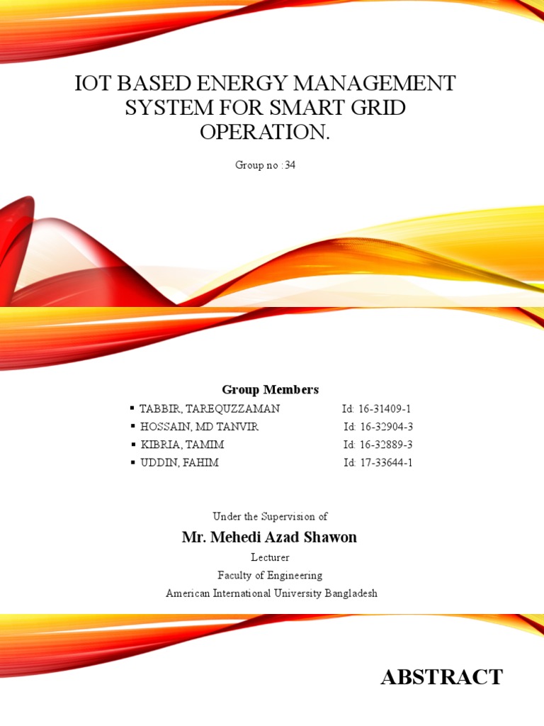 IoT Energy Management for Smart Grids | PDF | Smart Grid | Internet Of ...