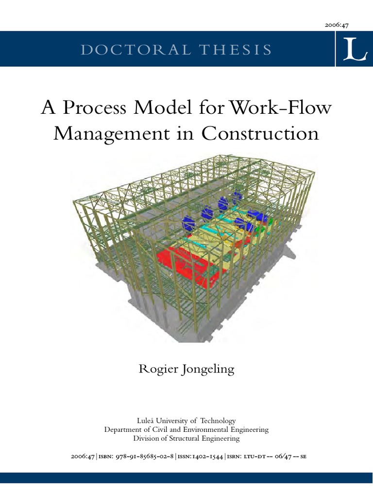 Process Model of Work-Flow in Construction Management PDF | PDF ...
