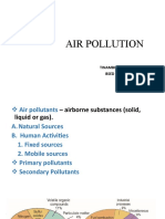 Air Pollution: Tinambunan, Stiffany Rose N. Bsed General Science 4A