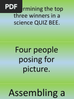 Determining The Top Three Winners in A Science QUIZ BEE