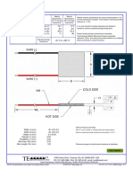 VT-127-1.4-1.15-71 Thermoelectric Module (Peltier Module) Specifications