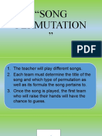 Song Permutation