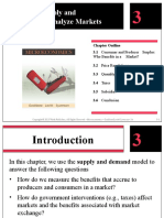 Using Supply and Demand To Analyze Markets: Chapter Outline 3.1 Consumer and Producer Surplus