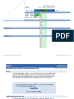 Project Task List Template