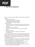 Basic Pulse Sequences