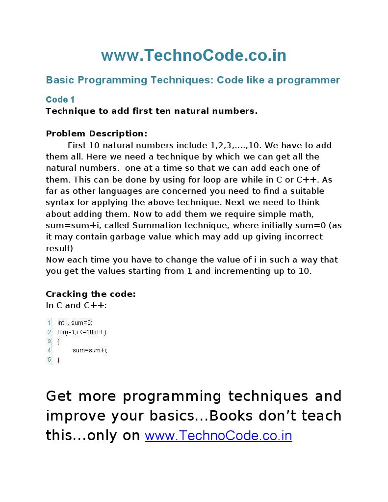 WWW - Technocode.Co - In: Get More Programming Techniques and Improve ...