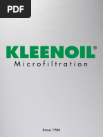 KLEENOIL Microfiltration EN