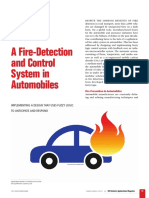 A Fire-Detection and Control System in Automobiles