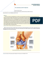 Cronicon: Review Article ACL Anatomy and It's Injuries