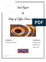 Study of Coffee Chains in India Report