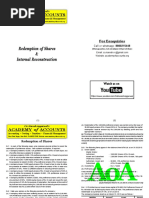 01 Redemption of Shares and Internal Reconstruction