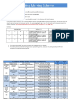 Writing Marking Scheme For ELI