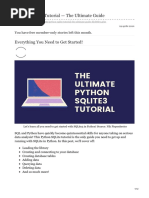 Python SQLite Tutorial - The Ultimate Guide