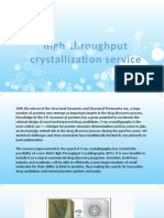 High-Throughput Crystallization Service