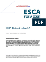 Guideline 14 Power Cable Installation Issue 3 October 2018