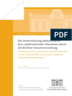 2016-11 - Göttinger Institut Für Demokratieforschung - Die Unterstützung Pädosexueller Bzw. Päderastischer Interessen Durch Die Berliner Senatsverwaltung (Orig., DSB.)