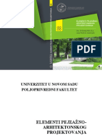 Udzbenik Elementi Pejzazno Arhitektonskog Projektovanja PDF