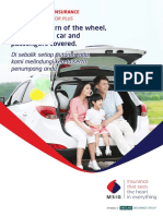 MSIG Motor Plus Insurance Brochure