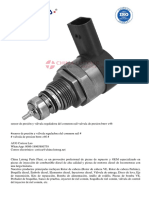 Sensor de Presión y Válvula Reguladora Del Common Rail-Valvula de Presion BMW E46