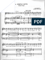 COPLAND - Simple Gifts PDF