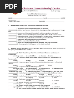 Earth Science 2nd Monthly Test