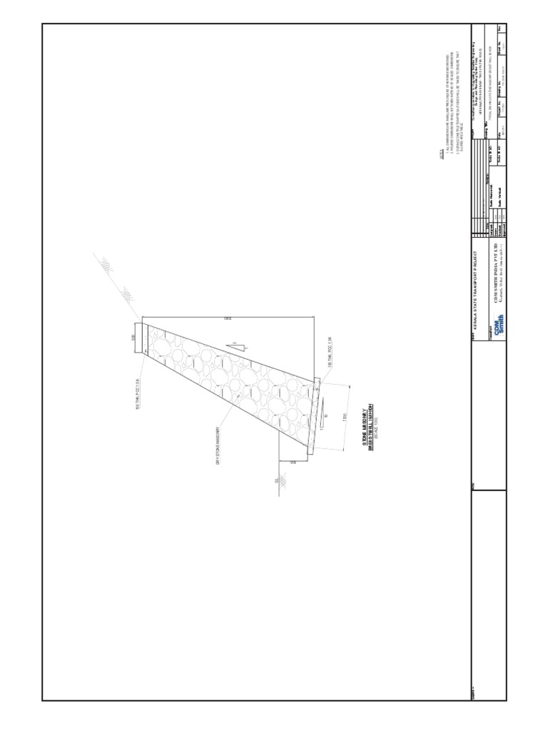 Breast Wall DWG PDF Masonry Building Materials