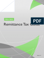Remittance Tax Guide: MIRA R833