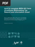 How To Complete Mira 601 PDF