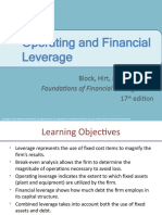 Operating and Financial Leverage: Foundations of Financial Management