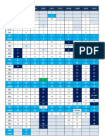 Calendário 2010 - 2011