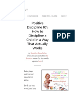 Positive Disicpline 101 PDF