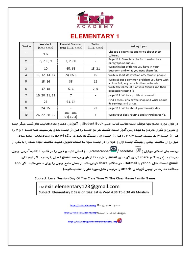Elementary 1 2 3 Pdf Pdf