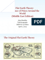 The Flat Earth Theory: Convergence of Prices Around The World (Middle East Edition)