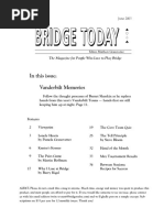 In This Issue: Vanderbilt Memories: Bridge Today - June 2003