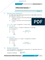 Differential Calculus - 1 PDF