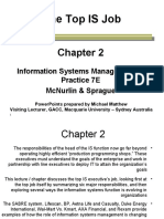 The Top Is Job: Information Systems Management in Practice 7E Mcnurlin & Sprague