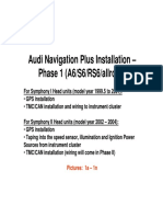Audi Navigation Plus Installation - Phase 1 (A6/S6/RS6/allroad)