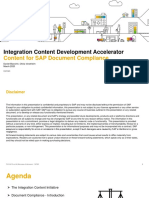 Integration Content Development Accelerator: Content For SAP Document Compliance