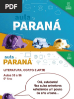 AULAS 33 a 36 Literatura Corpo e Arte 6º_arte urbana