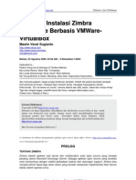 Panduan Instalasi Konfigurasi Zimbra Appliance Berbasis VMWare VirtualBox