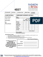 Time Sheet