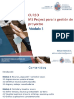 Curso MS Project - Módulo 3 - Dic2019 PDF