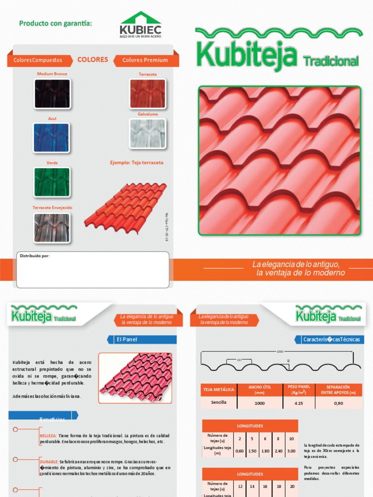 Catálogo Kubiteja Tradicional Pdf Aluminio Elementos Químicos